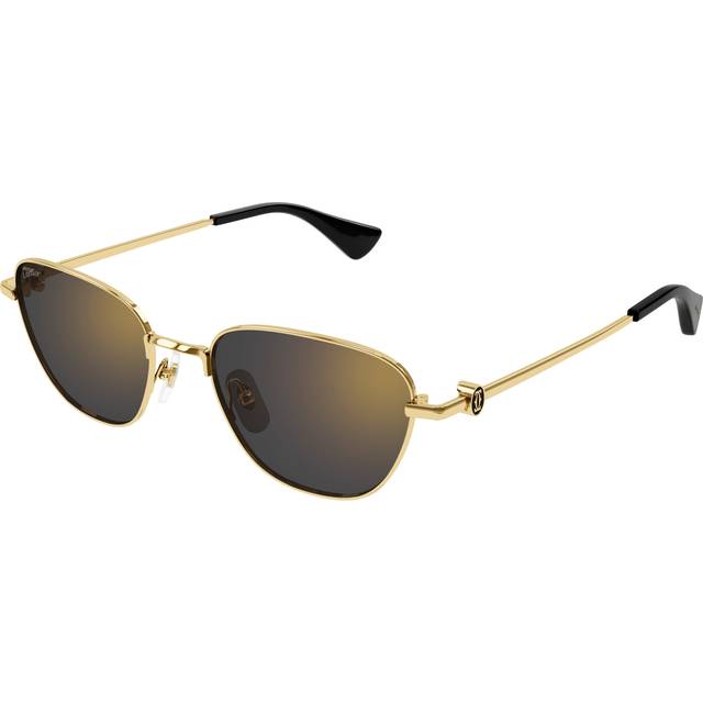 Cartier Signature C Grey Cat Eye Ladies Sunglasses CT0469S 001 53 (OS)