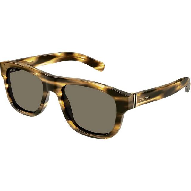 Gucci Man GG1509S 002 Solglasögon Acetat Havana Brun Rund