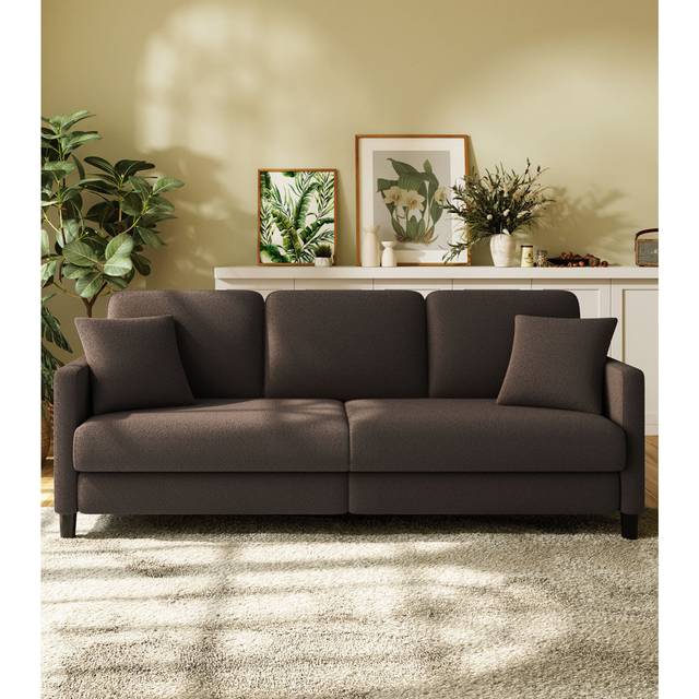17 Stories Nurith Upholstered Sofa Brown 226.06cm H X 490.22cm W X 198.12cm D