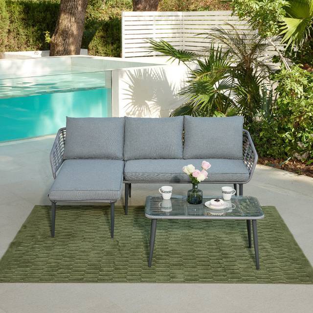 Analiya 3 - Person Seating Group with Cushions - Grey (3)