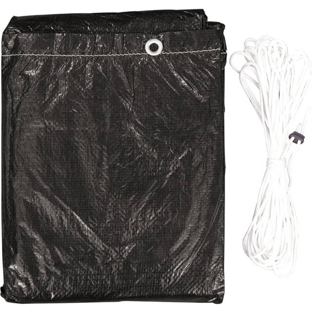 12 Eyelets Patio Sectional Cover - Black (90cm H X 250cm W X 250cm D)