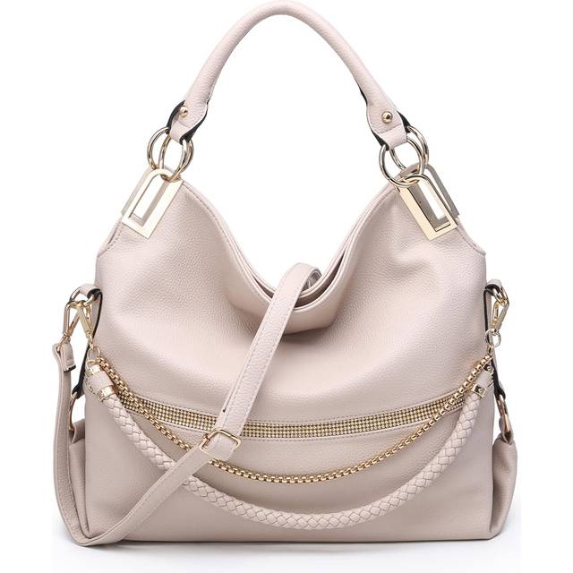 Dasein Purses for Women Vegan Leather Handbags Rhinestones Hobo Bags T