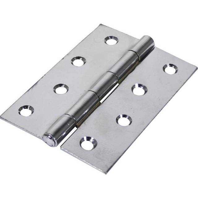 TIMco 434123 100x70mm 1838 Butt Hinge - Polished Chrome (2/Bag)