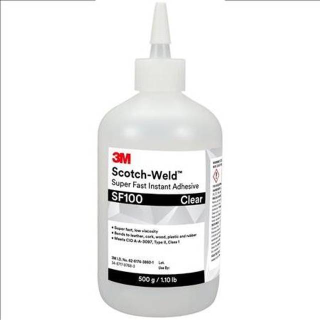 Scotch-Weld Scotch-Weld Super Fast Instant Adhesive SF100, Transparent, 20 g