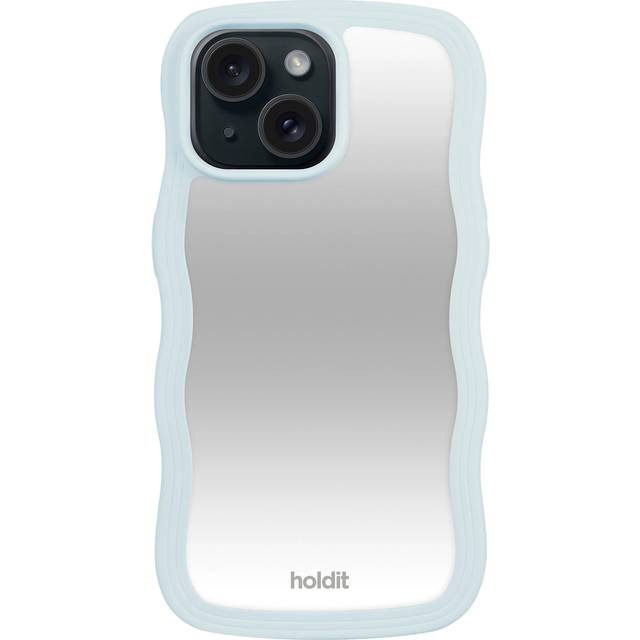 holdit iPhone 15 / 14 / 13 Skal Wavy Svart/Transpa