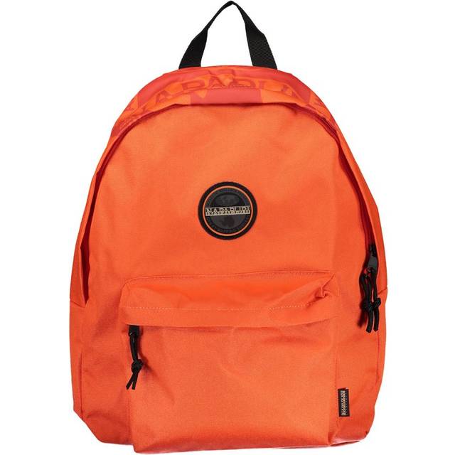 Chic Pink Cotton Backpack with Contrast Details