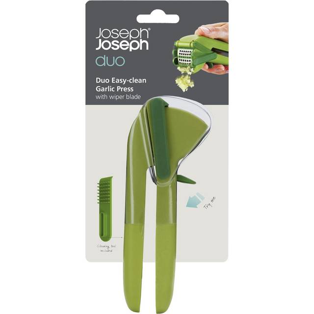 Joseph Joseph Duo Plastic Easy clean Garlic Press - Green