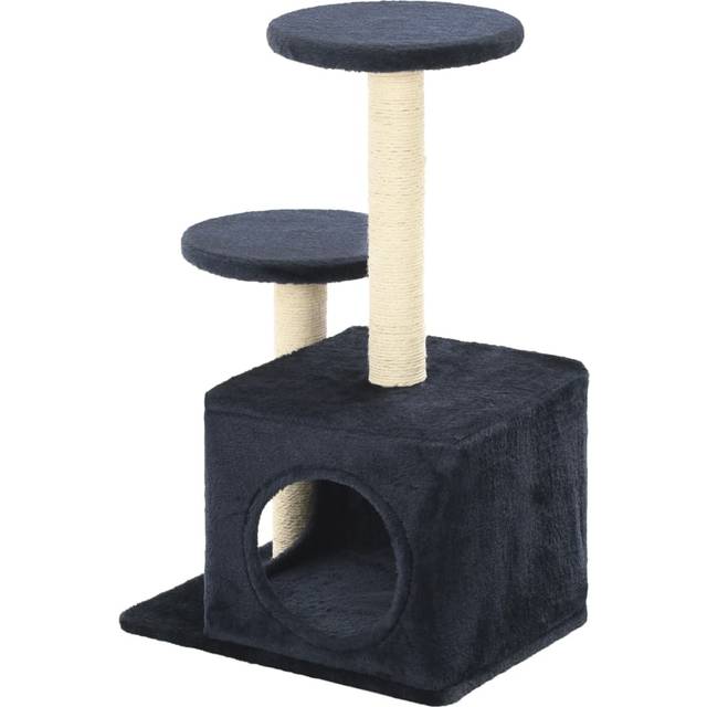vidaXL Cat Tree with Sisal Scratching Posts 60 cm Dark Blue