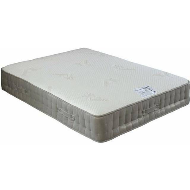 Bamboo Vitality Super King 2000 Pocket Sprung Memory Foam Mattress - Bedmaster - Cream