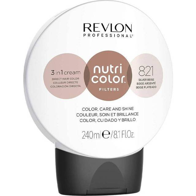 Revlon Nutri Color Filters 821 Sliver Beige 3 In 1 Hair Colour 240ml