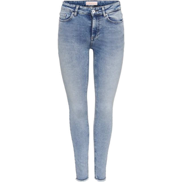 Jeans mid skinny woman Only Blush Rea694 - Bleu