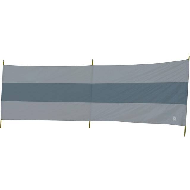 Bo-Camp – vindskydd – populär – 2 fack – 3,35 x 1,2 meter, grå