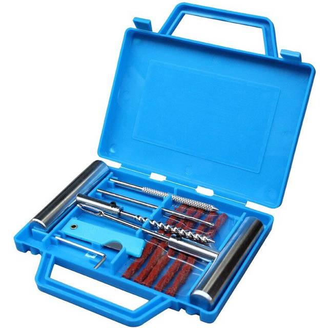 11pcs/set Auto Car Tire Repair Tool Car Tyre Cement Kit Puncture Plug Practical Hand Tools Tyre Repair Kit Car Accessories