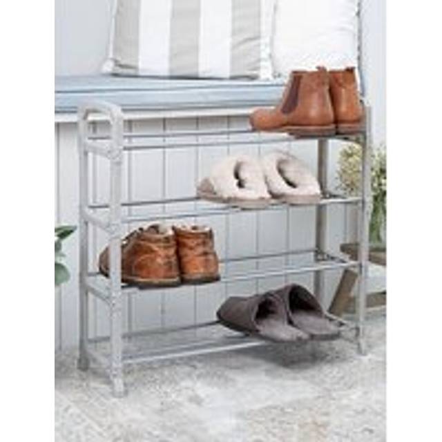 Addis 4 Tier Shoe Rack - Ilver