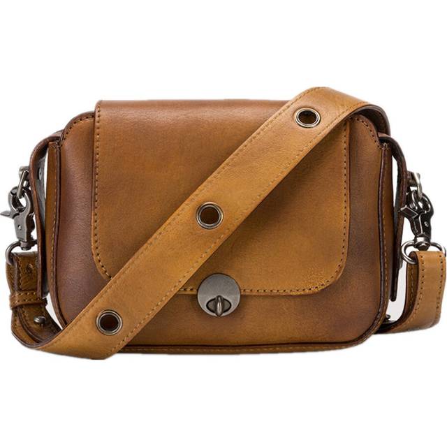 Small Vintage Designer Vegetable Pu Leather Shoulder Bag For Women Retro Brush Off Ladies Baguette Hand Bag