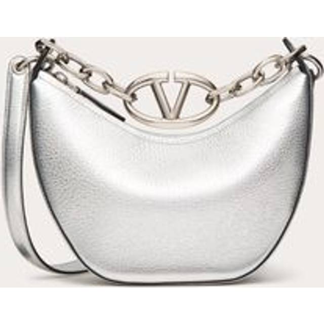 Valentino Vlogo Mini Leather Hobo Bag