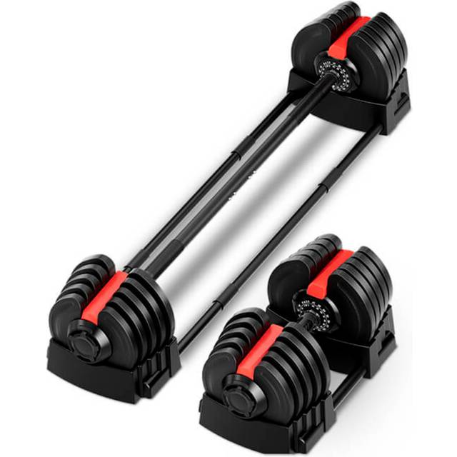 Odin Justerbar hantel 40 kg 2 i 1 set (inkl. skivstång)