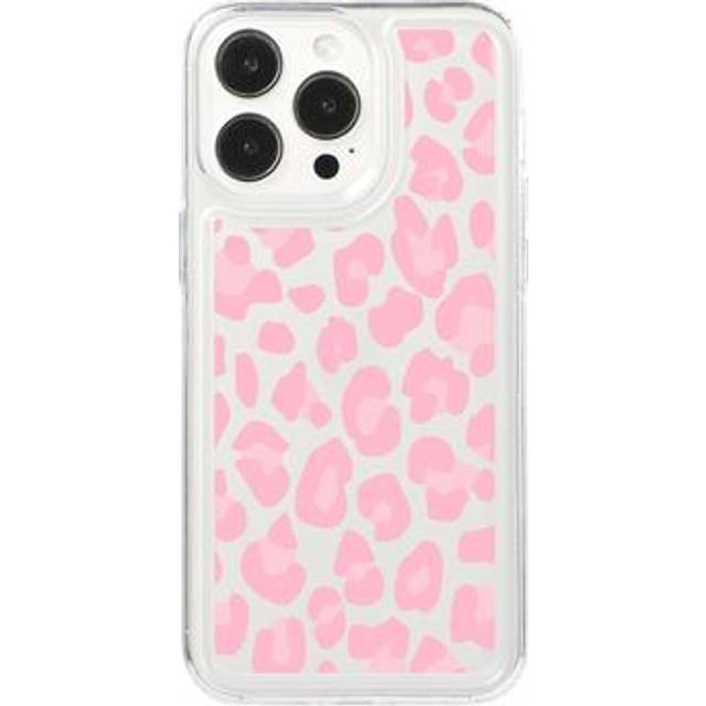 iPhone 15 Pro Fashion TPU-skal - Rosa leopard