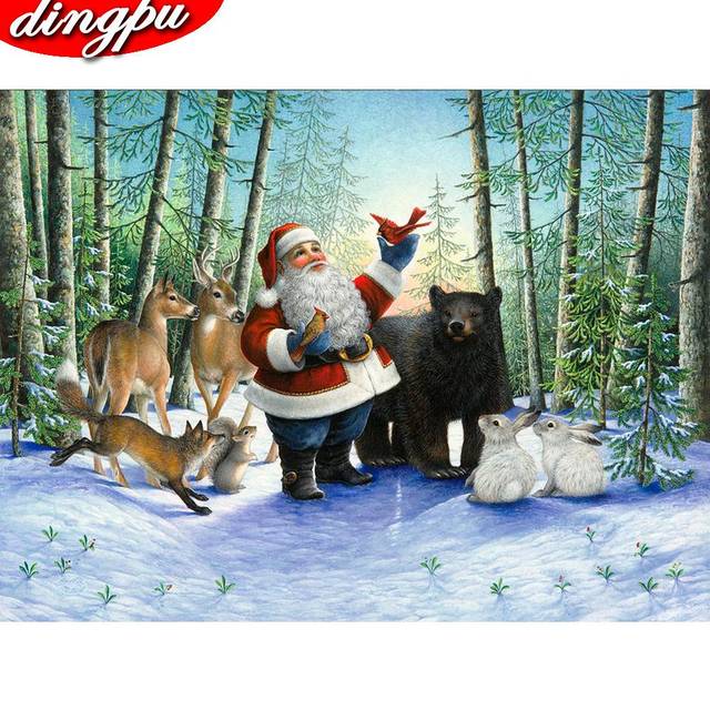 DIY 5D Diamond Painting Diamond Embroidery Landscape Cross Stitch Kits Crafts Rhinestones Mosaic Home Decor Full Round 20X30CM