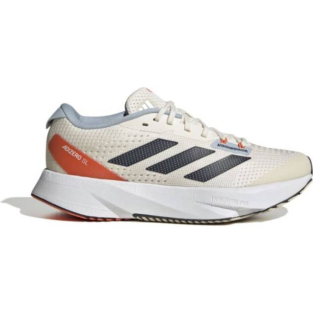 Adidas Adizero Sl Lightstrike Pro Kids Girls Running Shoes | Running Trainers  | Chalk White / Legend Ink / Black  | UK Size 3.5