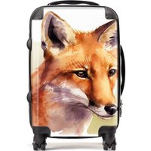 (Small) Fox Watercolour Suitcase