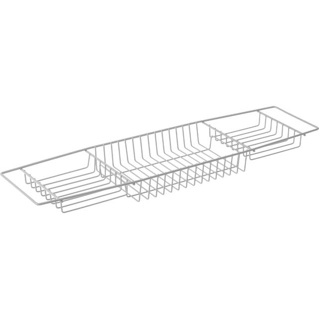 Blue Canyon Over Bath Rack Plastic Coated White, White