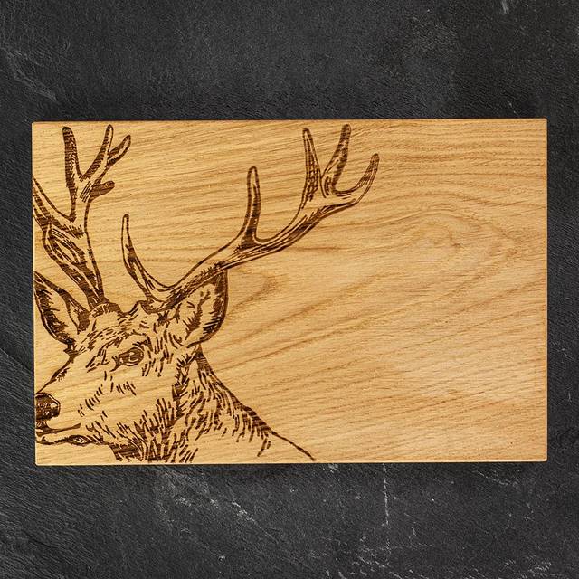 Selbrae House Oak Serving Board 30Cm - Stag, Brown