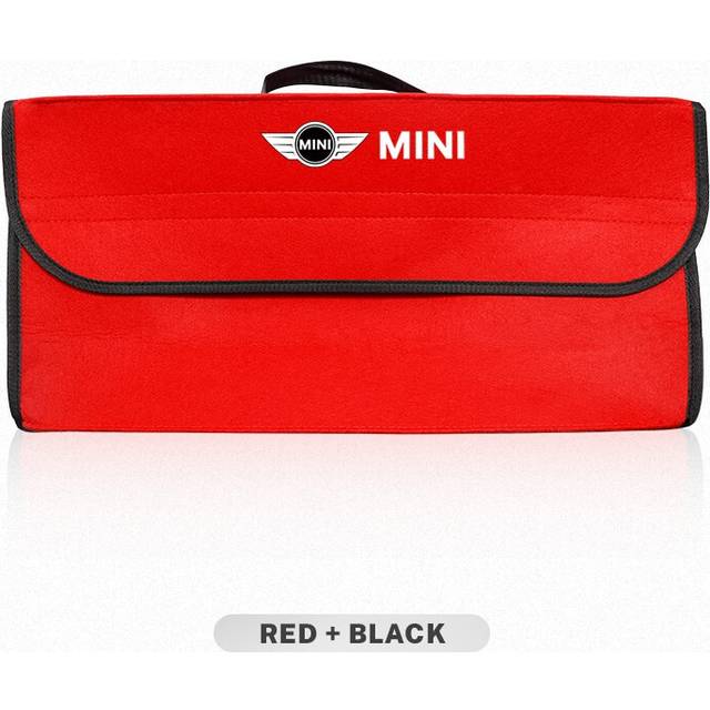 (D-Red) Car Trunk Storage Bag Organizer Sundries Stowing Tidying Box For MINI Cooper One JCW R56 R55 F55 F56 R57 R58 R59 R60 R50 R53 R52
