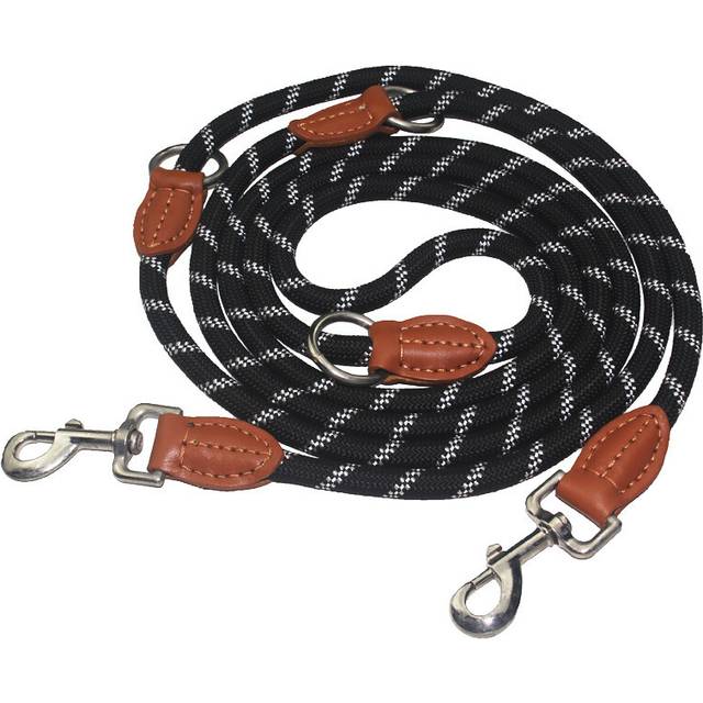 (Black, 300CM/118.11in) Multifunctional Hook Dual Pet Leash Dog Chain Outdoor Dog Walking Pet Supplies