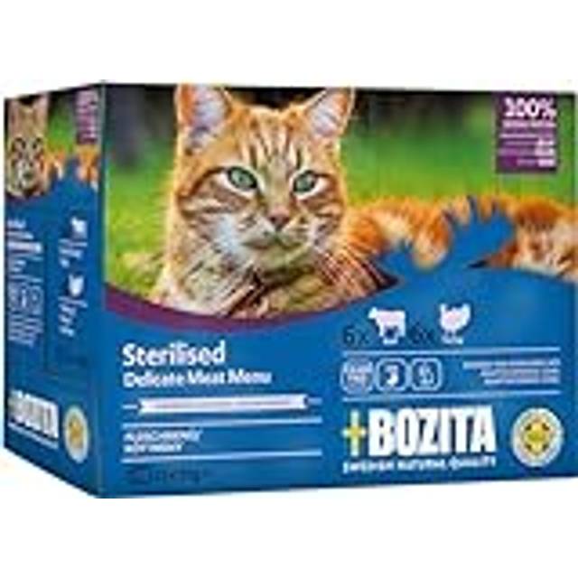 Bozita Katt Indoor & Sterilised Köttmeny i Gelé 12x85g