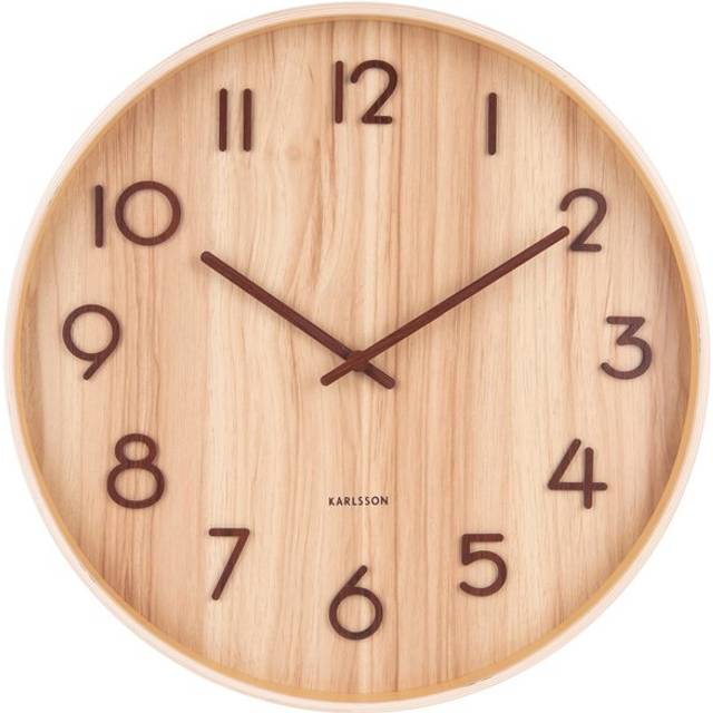 Pure Wall Clock L, Dark Lind