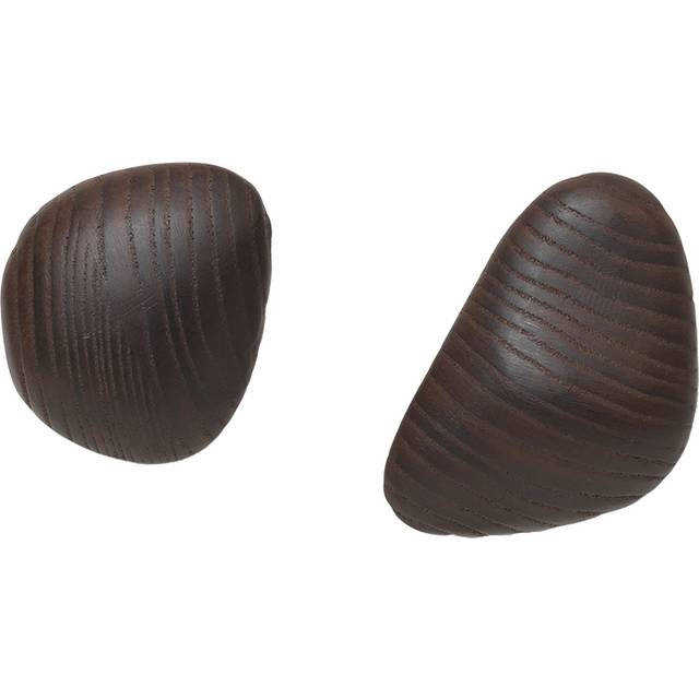 Cairn Wall Hook 2-pack, Dark Brown