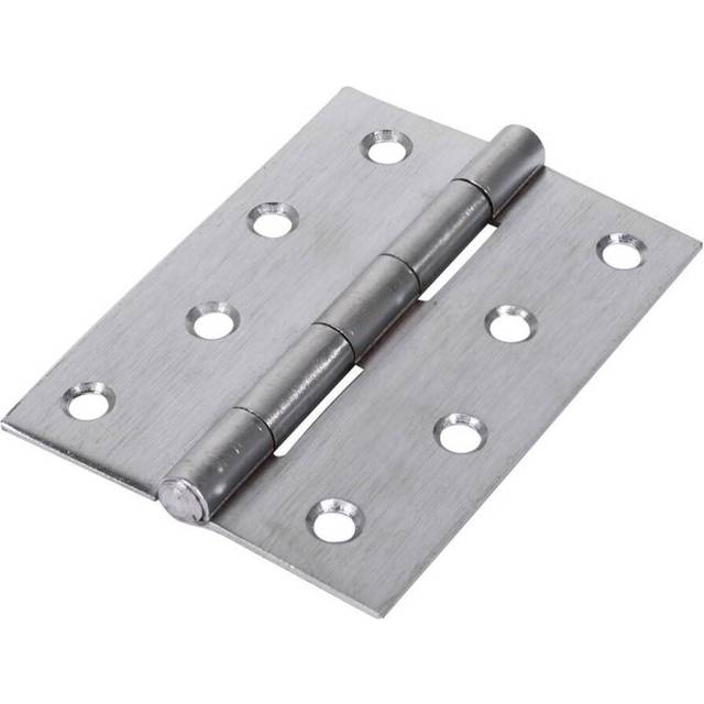 TIMCO Plain Butt Hinge Fixed Pin (1838) Satin Chrome - 434555- you get 5
