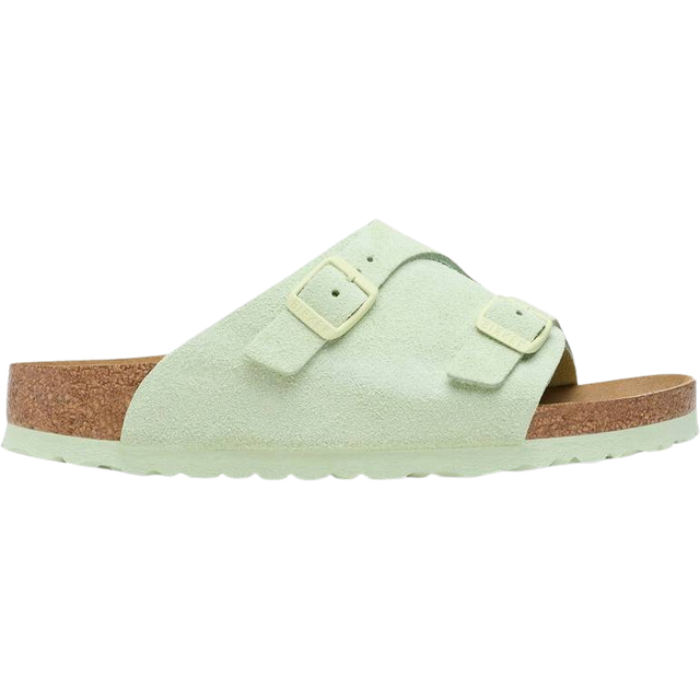 Birkenstock Zürich Suede Leather Narrow Fit - Green (4.5)