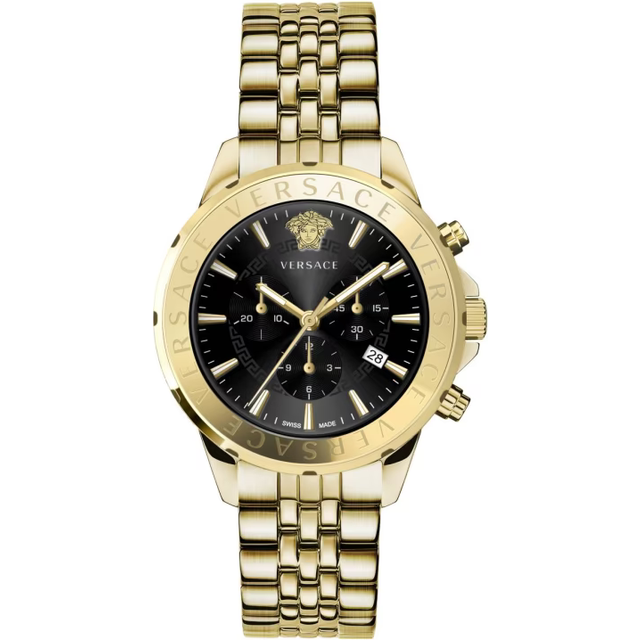 Versace VEV602123 Signature Chronograph Herrenuhr 44mm 5ATM