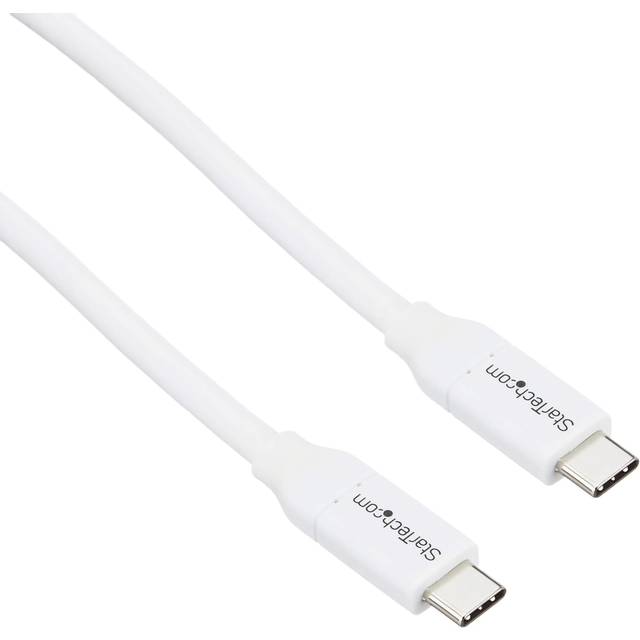 StarTech USB2C5C4MW 4m USB-C to USB-C Cable w/5A PD - M/M - White USB - StarTech.com