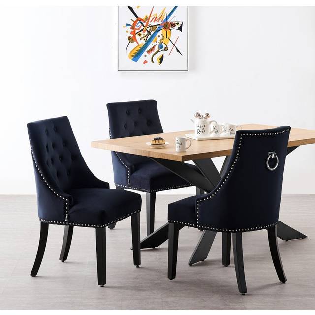 Windsor Duke Lux Dining Set Colour: Black