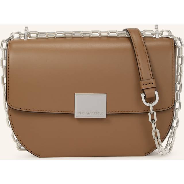 Karl Lagerfeld Forever Shoulder bag Leather 19 cm brown
