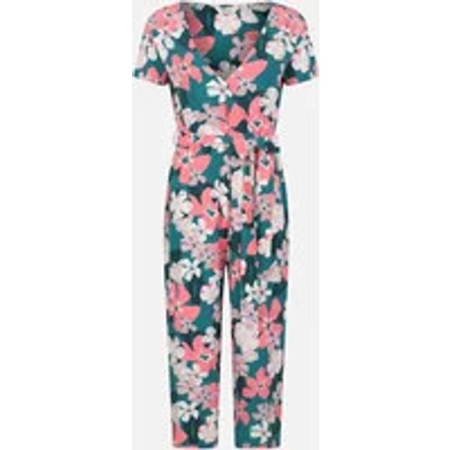 Mountain Warehouse Womens Santorini Floral Wrap Jumpsuit - Multicoloured - 8