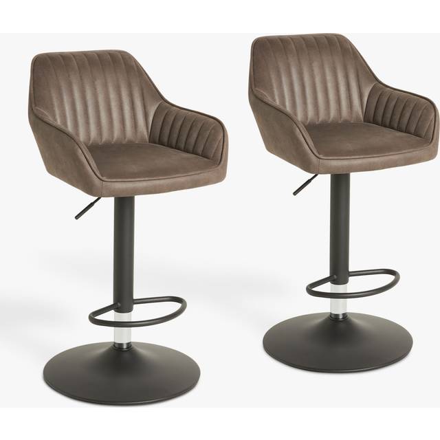 John Lewis Brooks II Gas Lift Adjustable Bar Stool, Set of 2