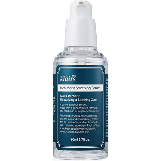 Klairs Rich Moist Soothing Serum 80ml - Ansigtsolie test - Dinskønhed.dk