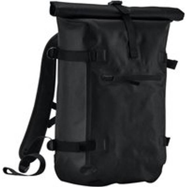 (One Size, Black) Quadra Tailored Luxe Roll Top Backpack
