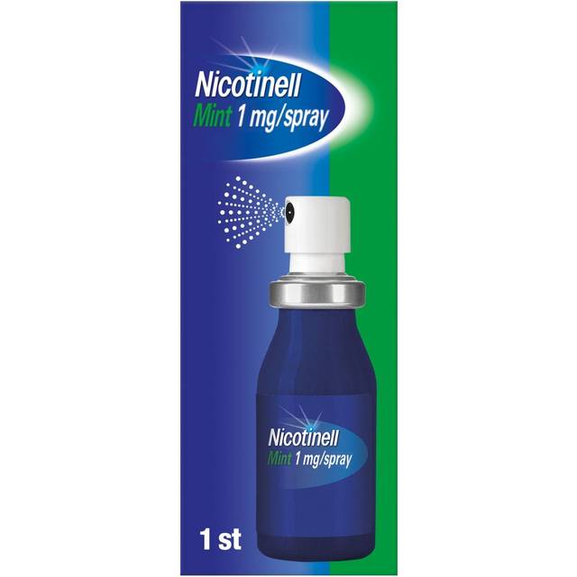 Nicotinell Mint, munhålespray, lösning 1 mg/spray, 1 X 150 doser