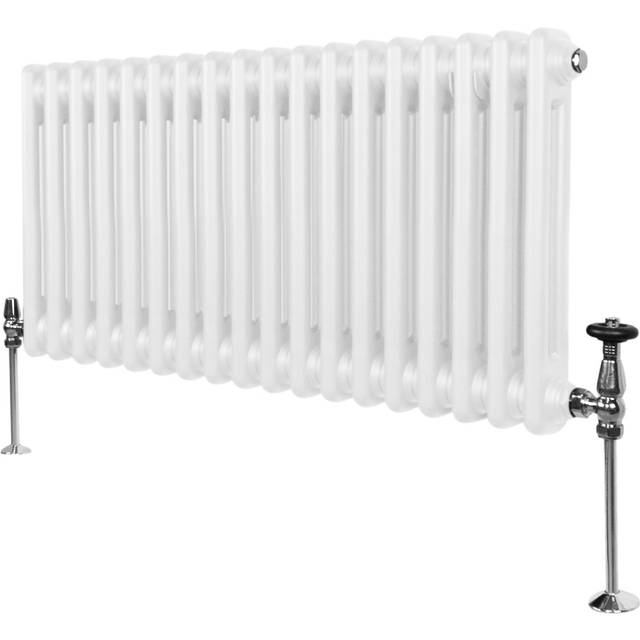 Monster Shop Traditional 2 Column Radiator - 300 X 832Mm - White, White