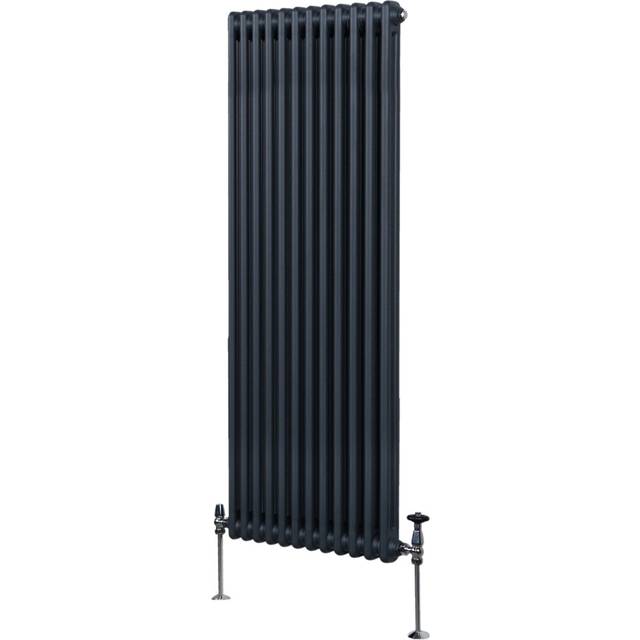 Monster Shop 6360 BTU Anthracite Grey Traditional 2 Column Radiator 1800 x 562mm - MonsterShop - 180 x 56 x 7cm