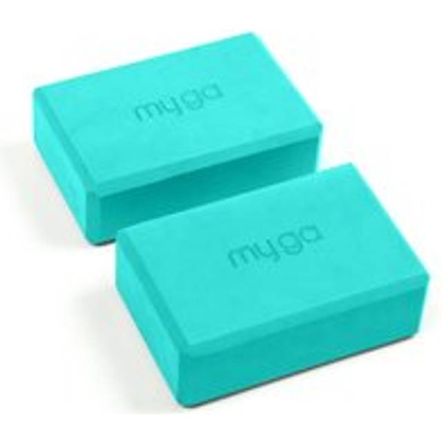 Myga Yoga Blocks - Set Of Two Colorful Foam Bricks | Wowcher