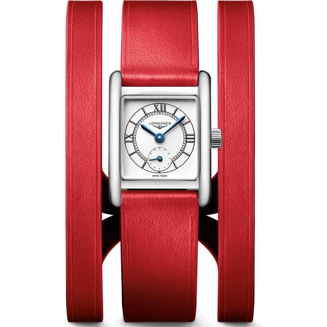 Mini Dolcevita 21.5mm X 29mm Ladies Watch Red Strap