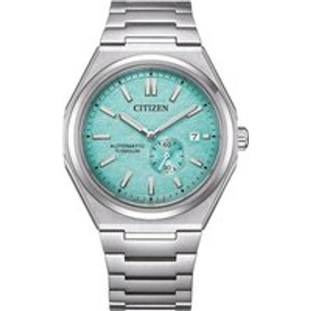 Citizen Zenshin Super Titanium Light Blue Dial Automatic NJ0180-80M 100M Men's Watch light blue