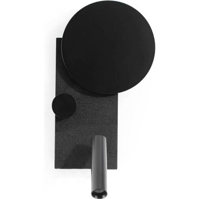 Faro Klee Left Reading Light Textured Black 2700K