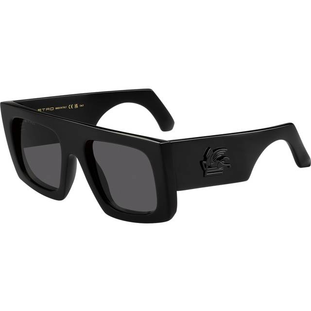 ETRO Unisex ETROSCREEN 807/IR Sunglasses Plastic Black Grey Squared Normal